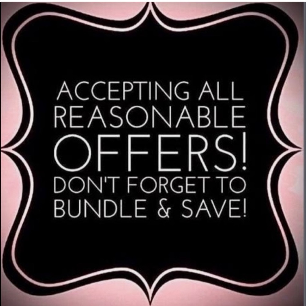 All reasonable offers welcome!!